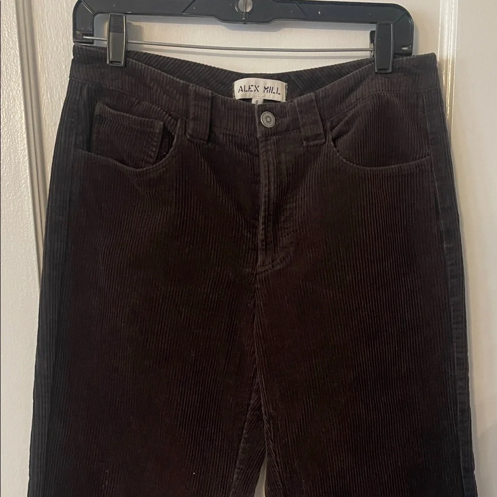 Alex Mill Darci Brown Corduroy Chino Ankle Pants Trousers - Picture 7 of 16